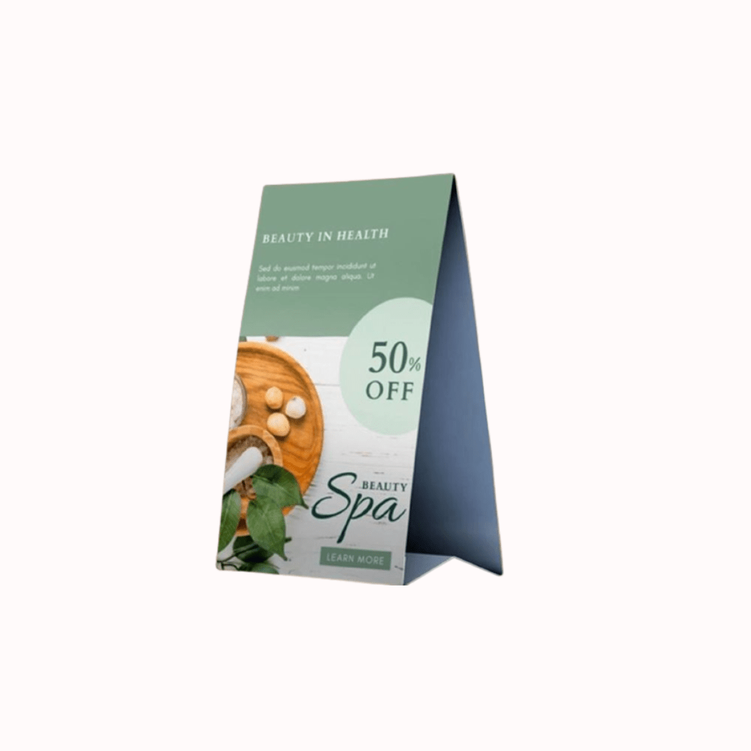 What is a Tent Card? Uses & Benefits for Businesses in Kolkata